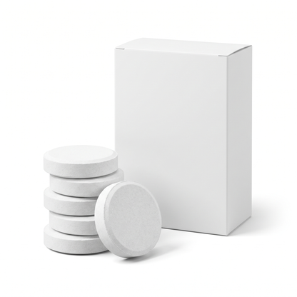 Boost effervescent cleaning tablets with box