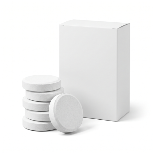 Boost effervescent cleaning tablets with box