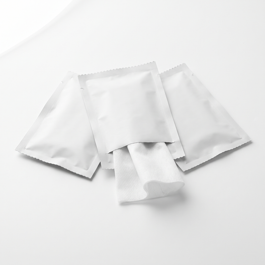 Individually wrapped protective cleaning wipes